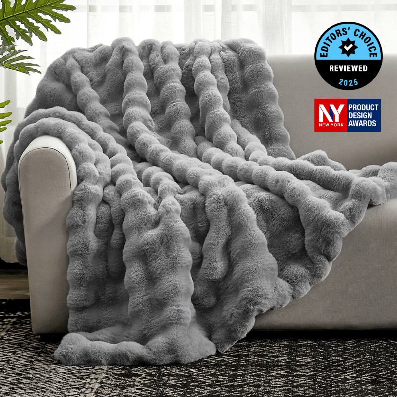 Throws & BlanketsCozy BlissGrey
