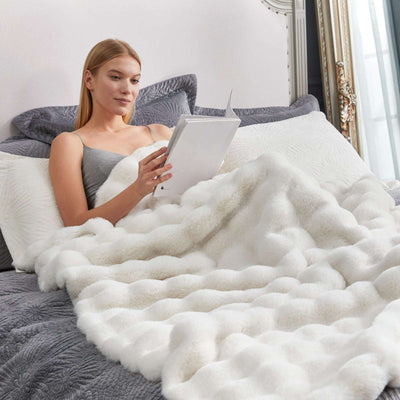 printed fleece blanket