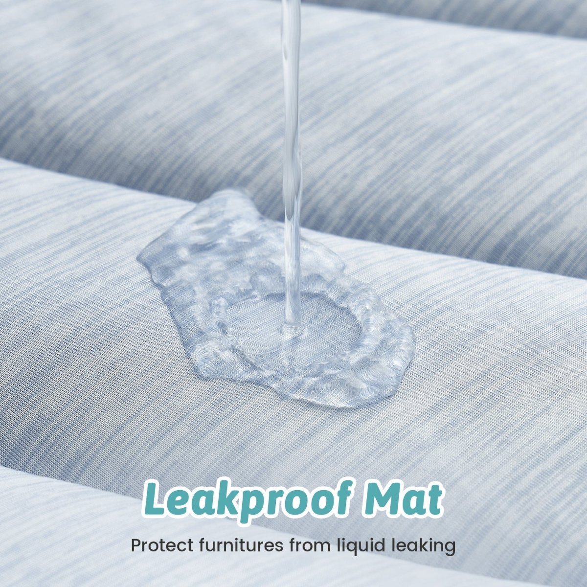 Leakproof mat protecting a couch from liquid leakage #color_Cool Blue