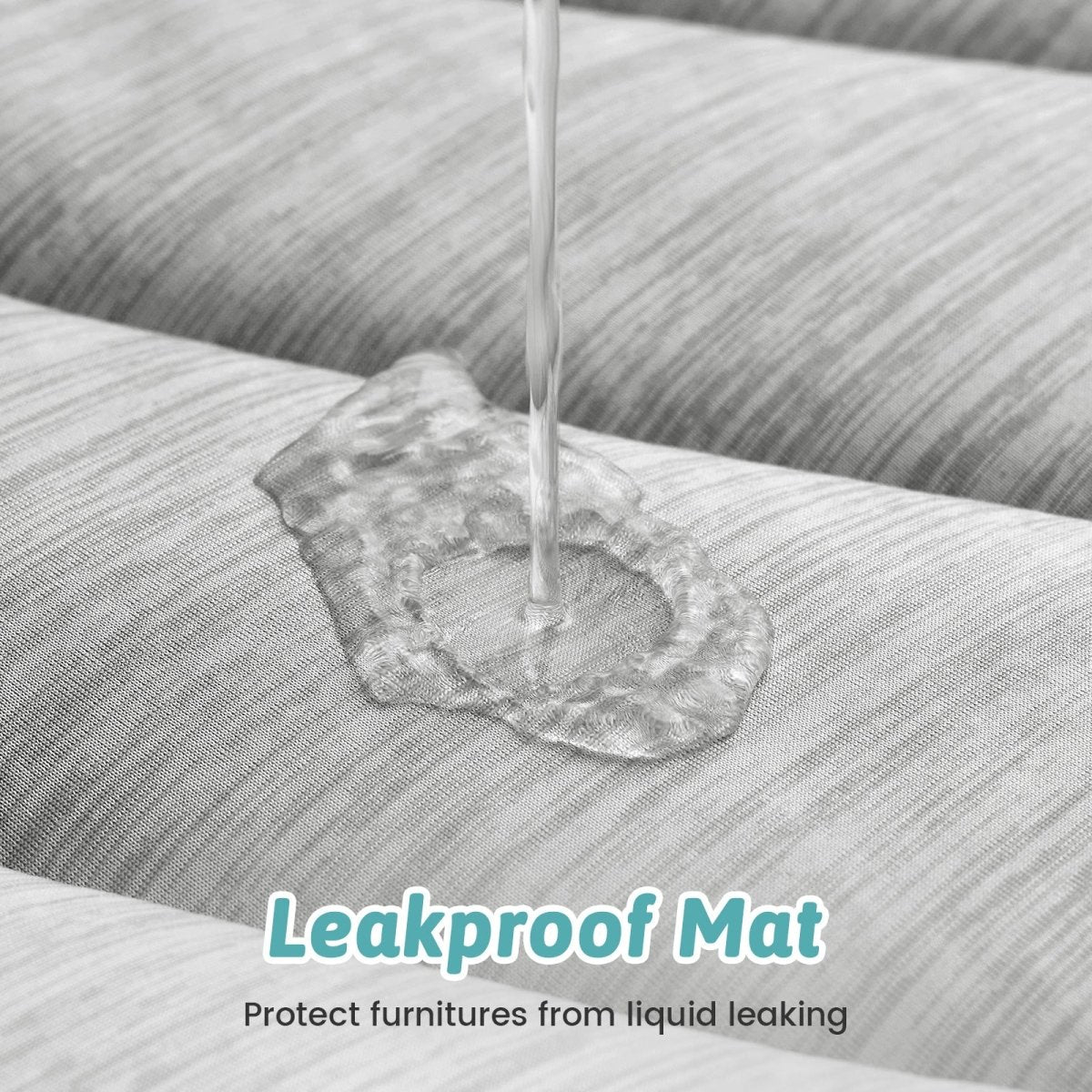 Leakproof mat preventing liquid from reaching a sofa #color_Grey
