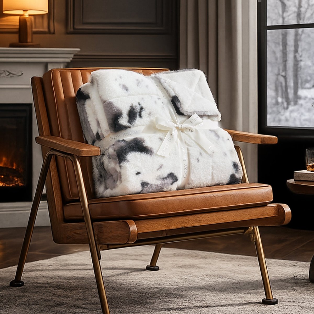 Cozy BlissBlack/Grey Cow