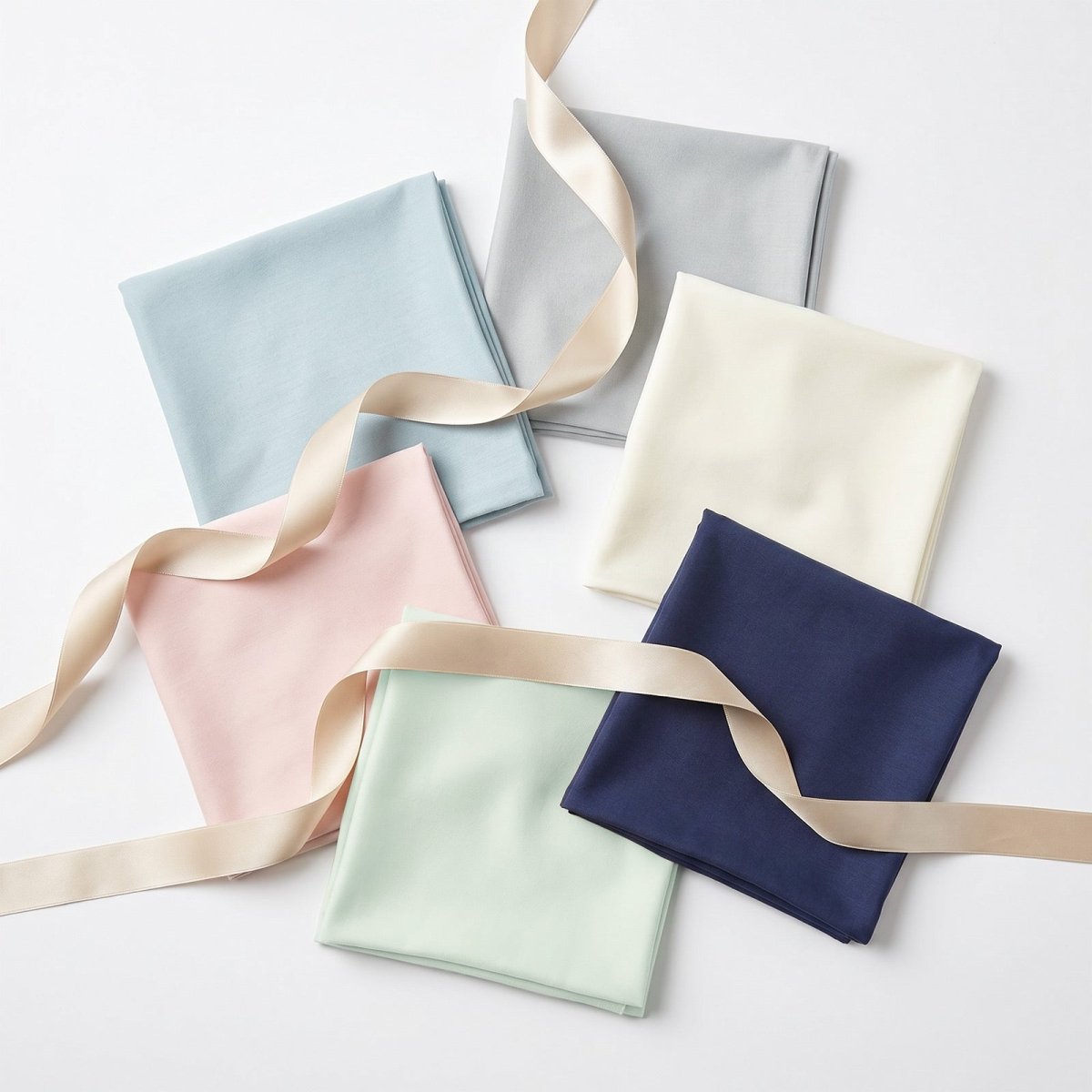 Multi-color choices for Cozy Bliss cooling pillowcases.