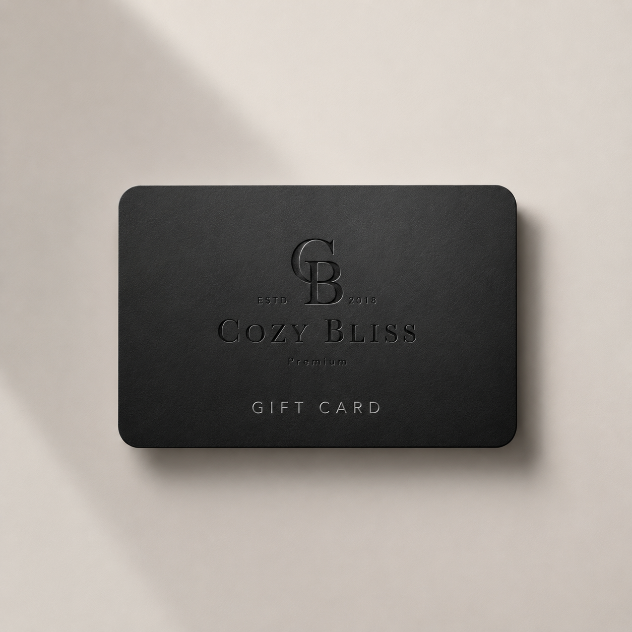 Gift Card-Cozy Bliss